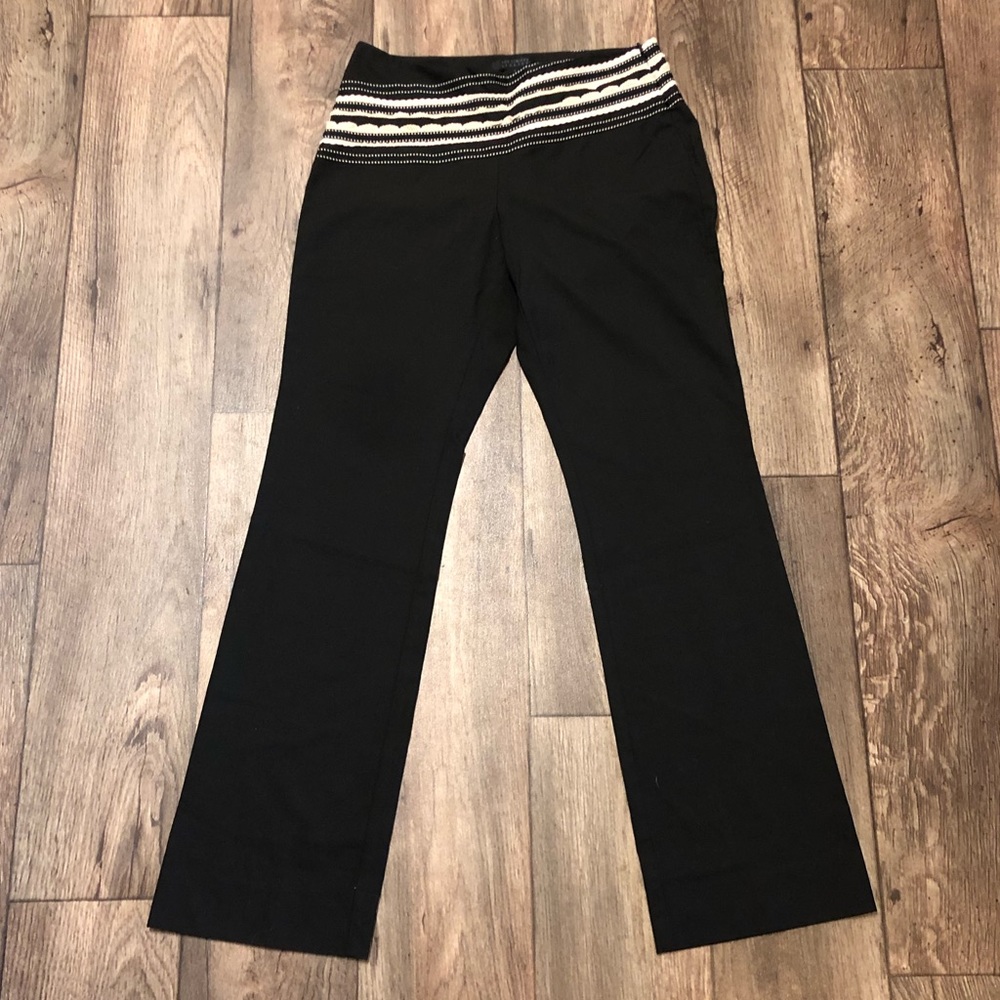 The Limited Stretch Dress Slacks Black Business Casual Pants Career Wear Size 4 - Picture 2 of 6